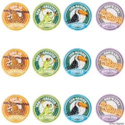 Rainforest VBS Animal Plastic Maze Puzzles-12Pk