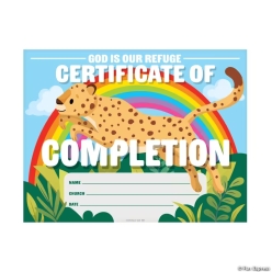 Rainforest VBS Certificates of Completion-25Pk