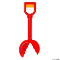 Red Beach Buddies Plastic Crab Claw Grabbers-12Pk