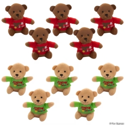Christmas Bears in Religious Joy for Jesus T-Shirt-10Pk