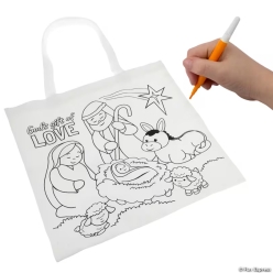 Simple Blessing CYO Canvas Tote Bags-10Pk