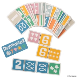 Religious Wooden Dominoes Game Set