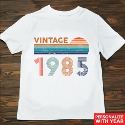 55% OFF: Retro Vintage 1985 T-shirt- Choose Size