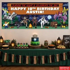 Roblox 99 Nights PERSONALIZED Vinyl Keepsake Banner