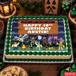 Roblox 99 Nights Personalized Edible Icing