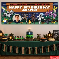 Roblox 99 Nights PHOTO PERSONALIZED Vinyl Banner