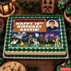 Roblox 99 Nights PHOTO Personalized Edible Icing
