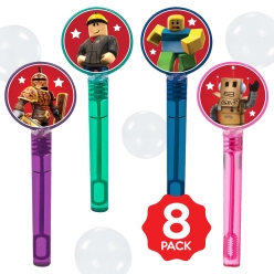 Roblox Bubble Bottles w/Wands - 8 PACK