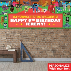 Roblox Steal A Brainrot PERSONALIZED Vinyl Keepsake Banner