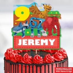 Roblox Steal A Brainrot PERSONALIZED Cake Pick Topper