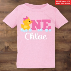 55% OFF: Ducky One Personalized Pink T-shirt
