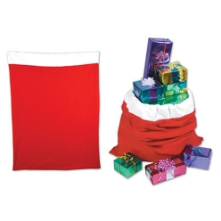 Plush Santa Jumbo 3.4 FOOT Gift Sack