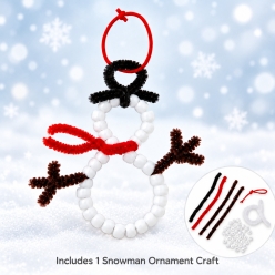 Snowman Ornament Chenille Stem Craft Kit