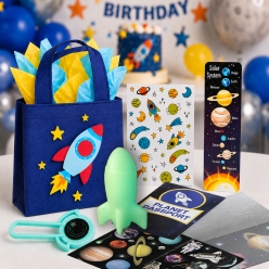Space Fabric Tote with Loot Toys