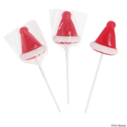 Christmas Strawberry Flavour Lollipops-12Pk