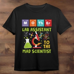 55% OFF: Science Mother Black T-shirt