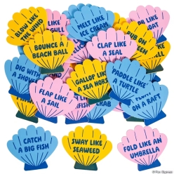 Beach Buddies Foam Musical Seashells Game