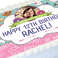 Photo Edible Icing Cake Toppers