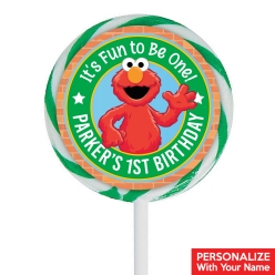 Sesame Street 1st PERSONALIZED Lollipops - 12 Pk