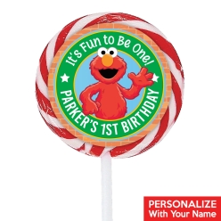 Sesame Street 1st PERSONALIZED Lollipops - 12 Pk