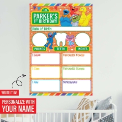 Sesame Street 1st Milestone Chart 17