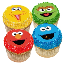 Sesame Street Cupcake Icing Toppers 12pk