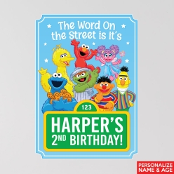 Sesame Word on the Street Personalized 12