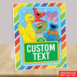 50% OFF: Sesame Street Custom Text 14