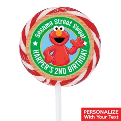 Sesame Street PERSONALIZED Lollipops - 12 Pk