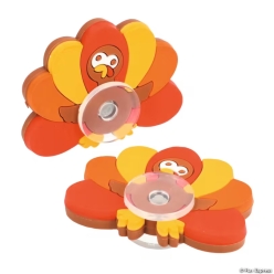 Thanksgiving Turkey Shape Fidget Spinners-12Pk