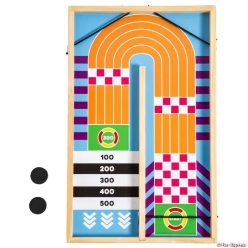 Slingshot Tabletop Wooden Shuffleboard Game Set