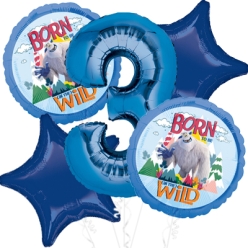 Smallfoot Age 3 Giant Balloon Bouquet