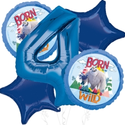 Smallfoot Age 4 Giant Balloon Bouquet