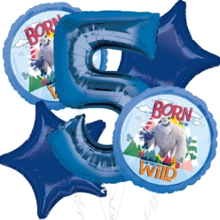 Smallfoot Age 5 Giant Balloon Bouquet