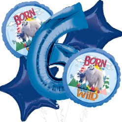 Smallfoot Age 6 Giant Balloon Bouquet