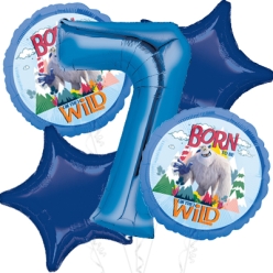 Smallfoot Age 7 Giant Balloon Bouquet