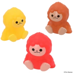 Smiling Bigfoot Colourful Character Figures-12Pk