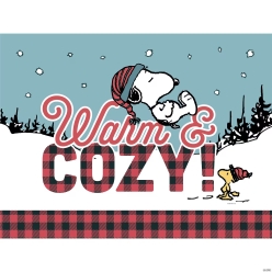 Snoopy Warm & Cozy Photo Booth Backdrop