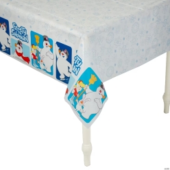 Frosty the Snowman Plastic Tablecloth