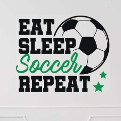 Soccer Eat Sleep Repeat Vinyl 12