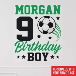 Soccer Birthday Personalized Vinyl 14