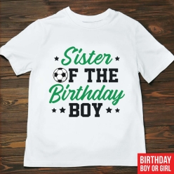 Soccer Sister Custom T-shirt- Choose Size