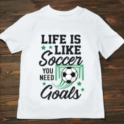 Soccer Need Goals T-shirt- Choose Size