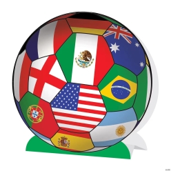 International Games Soccer Ball Centrepiece