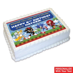 Sonic Personalizable Edible Icing