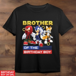 55% OFF: Sonic Brother Black T-shirt- Choose Size