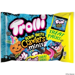 Trolli Sour Brite Crawlets Gummy Treat Packs-16Pk