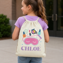 Spa Personalized Drawstring Backpack