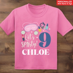 55% OFF: Slumber Party Personalized Pink T-shirt
