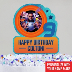 Space Jam PERSONALIZED Cake Pick Topper